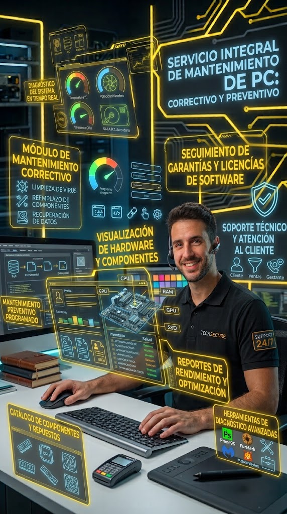 Mantenimiento correctivo de equipos de computación en Caracas